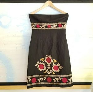 🌹HP🌹Yves Cossette Depeche Mode Strapless dress, Size 8